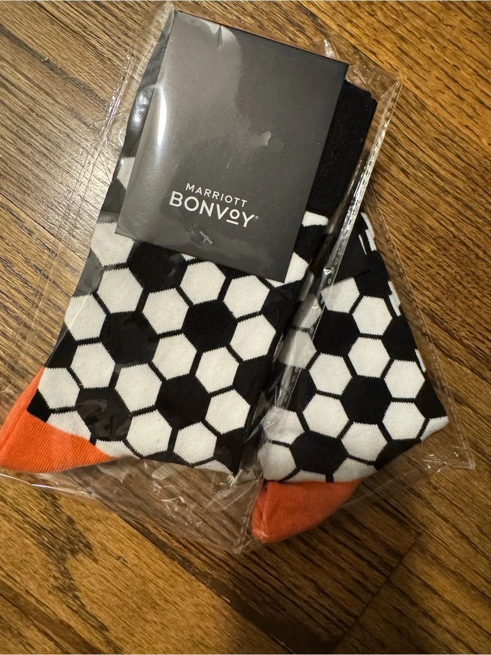 FIFA World Cup Soccer Crew Socks x2 Marriott Bonvoy NWT